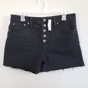 MADEWELL | NWT High Rise Denim Boyshorts